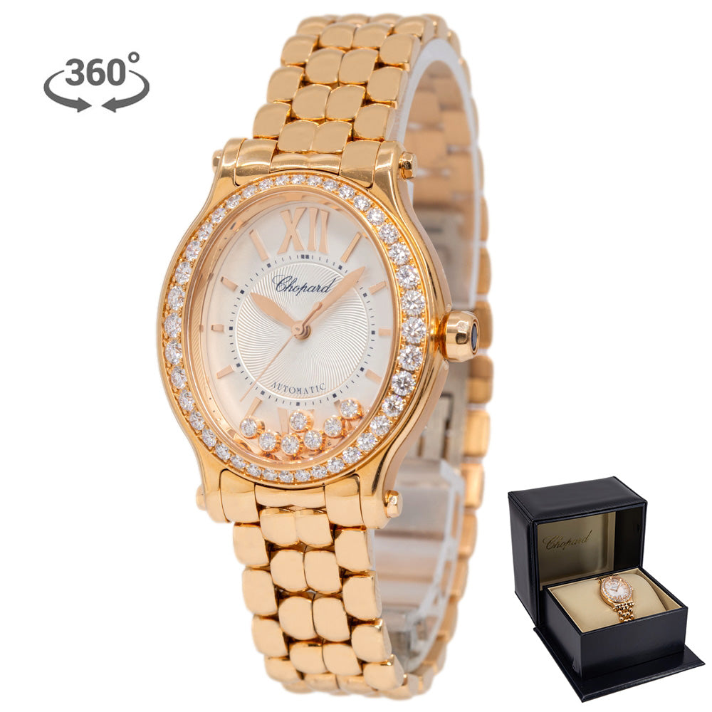 Chopard Ladies' 275362-5005 Happy Sport Rose Gold Automatic