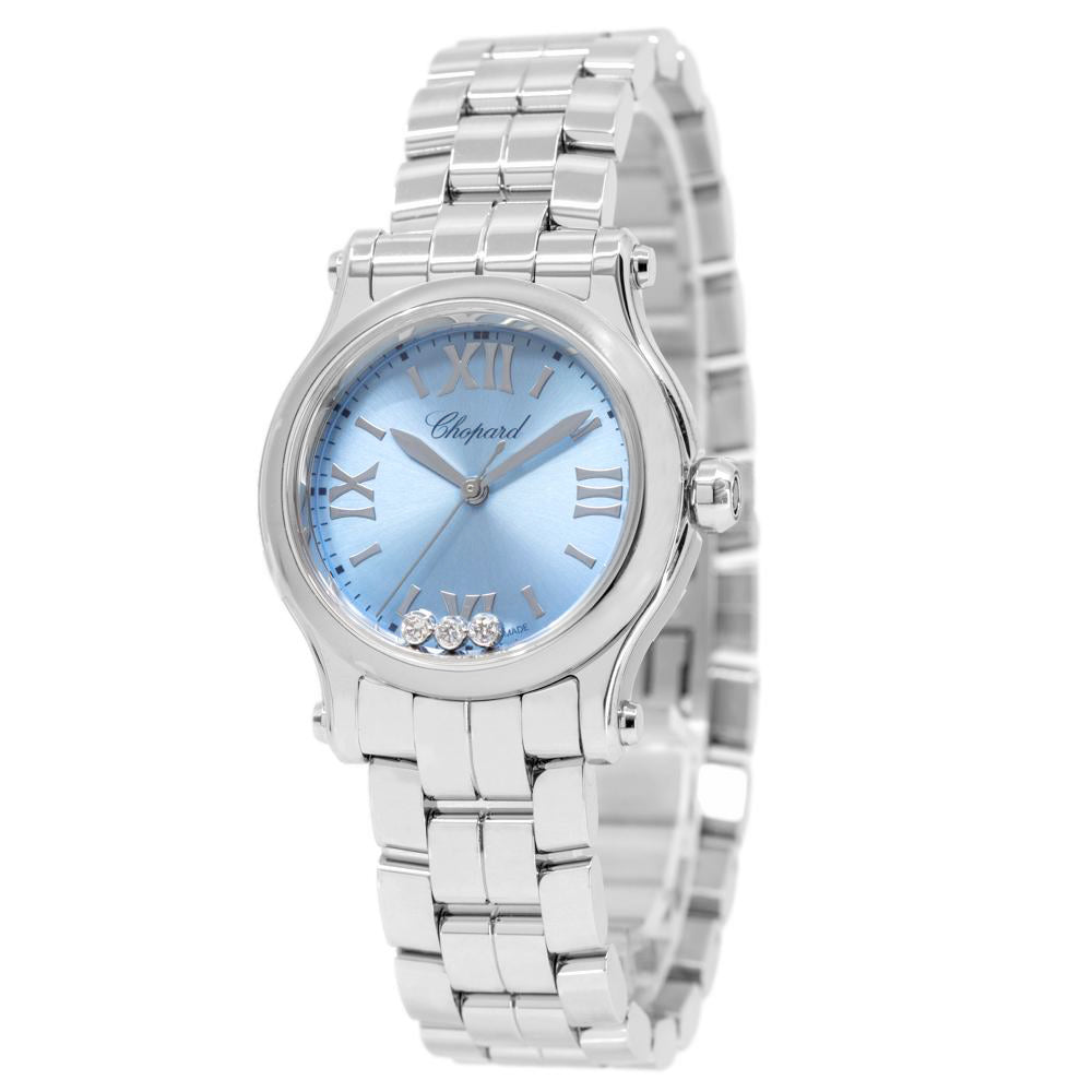 Chopard Ladies 278590-3010 Happy Sports Diamonds Watch