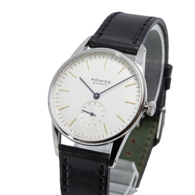 309-Nomos Glashutte 309 Orion White Dial Watch