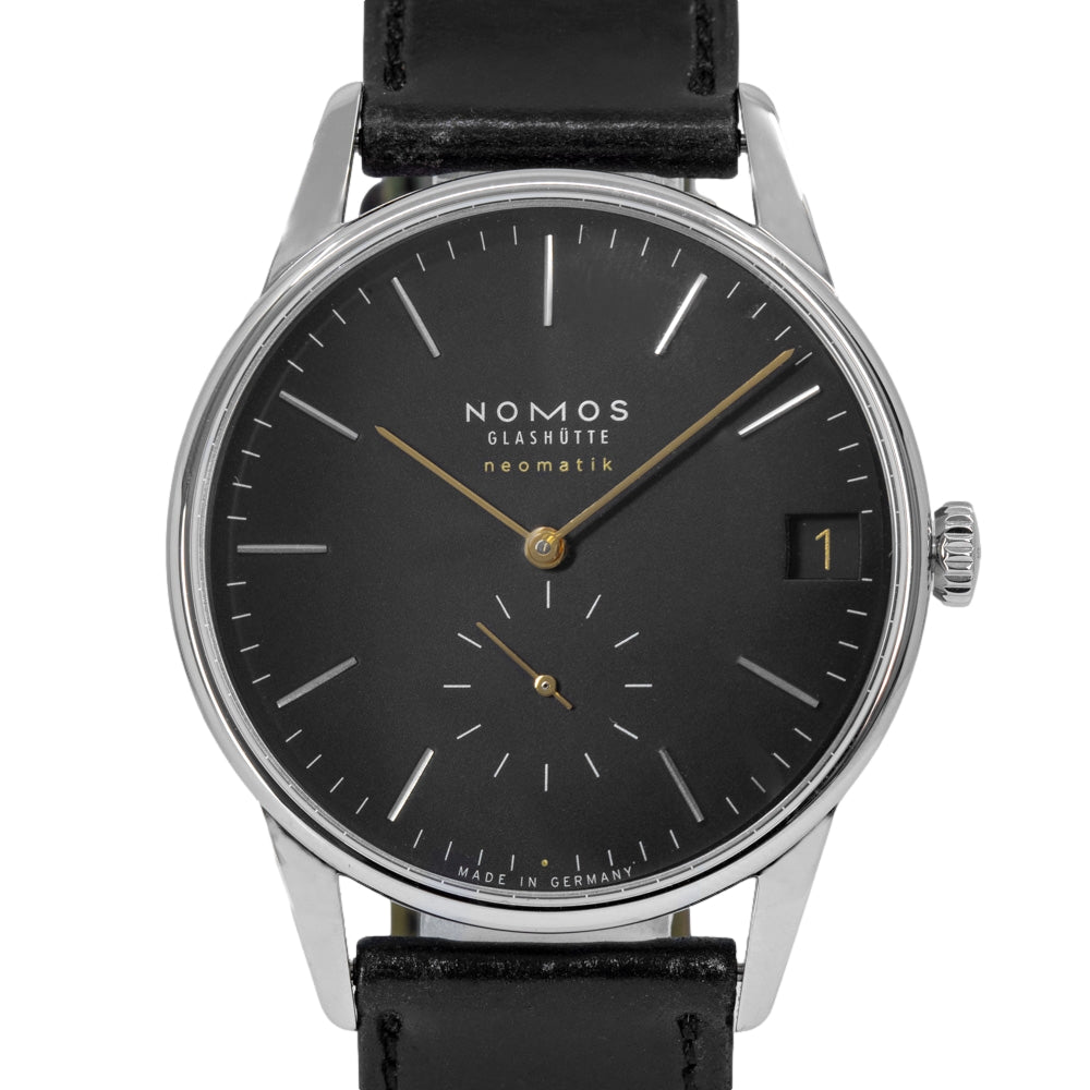 366- NOMOS Men's 366 Orion Neomatik New Black 41mm