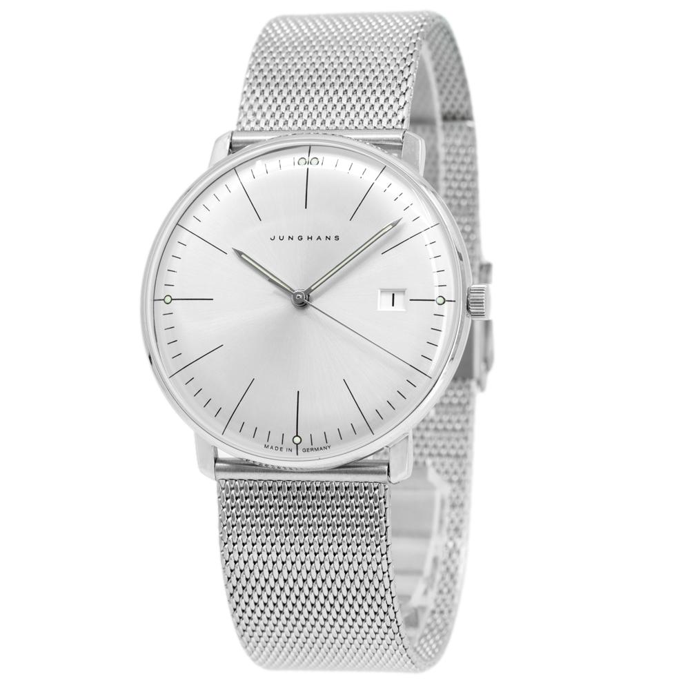 Junghans 41/4463.46 Max Bill Quartz Silver Dial Watch