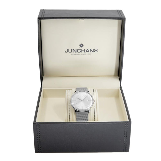 Junghans 41/4463.46 Max Bill Quartz Silver Dial Watch