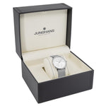 Junghans 41/4463.46 Max Bill Quartz Silver Dial Watch