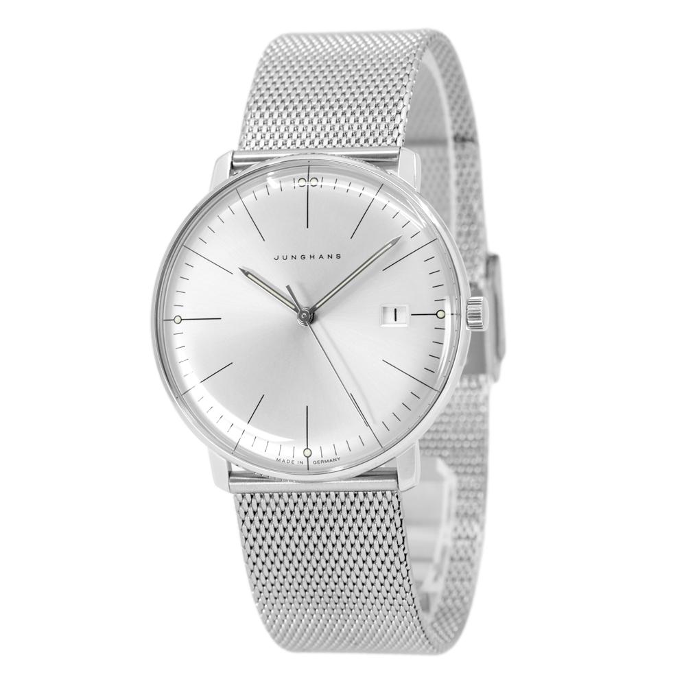 Junghans 41/4463.48 Max Bill Silver Dial Quartz Watch