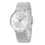 Junghans 41/4463.48 Max Bill Silver Dial Quartz Watch