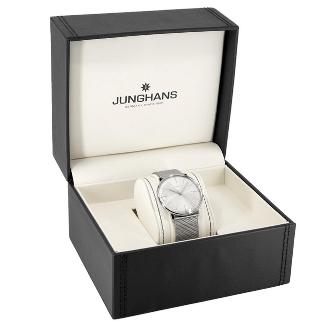 Junghans 41/4463.48 Max Bill Silver Dial Quartz Watch