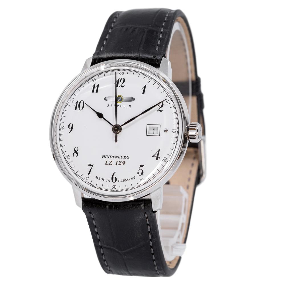 Zeppelin Men's 7046-1 Hindenburg White Dial Watch