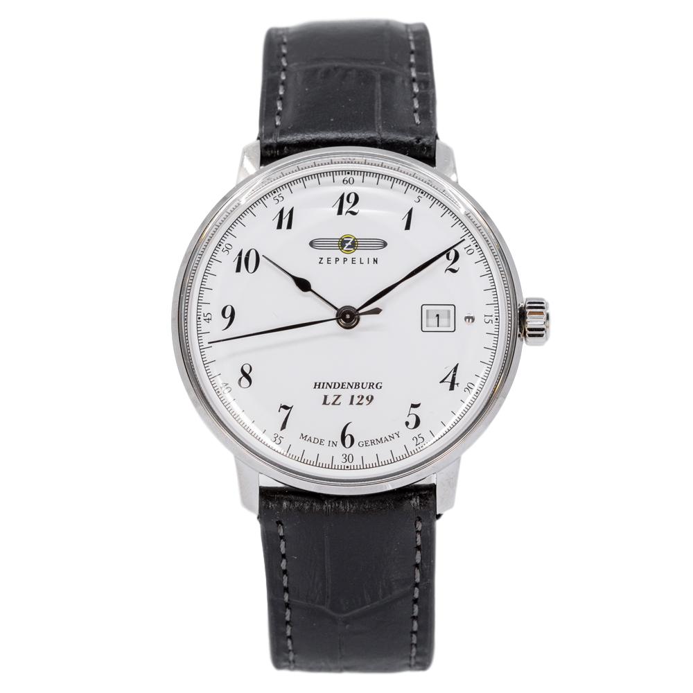 Zeppelin Men's 7046-1 Hindenburg White Dial Watch