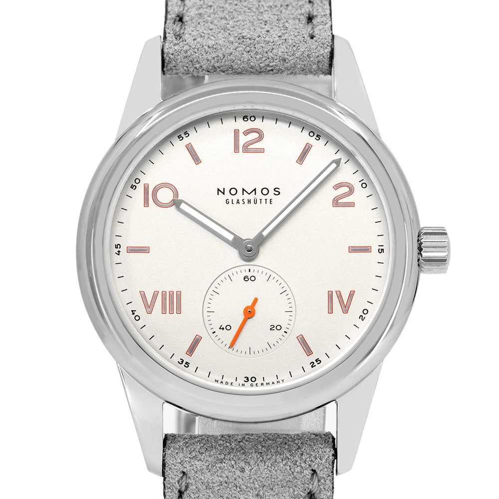 Nomos Glashutte Damen 709 Campus weißes Zifferblatt Uhr