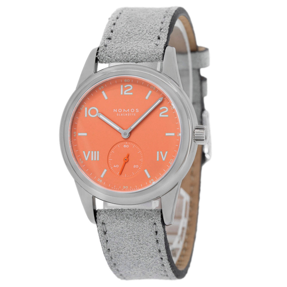 NOMOS Men's 714 Club Campus Cream Coral Manual Winding