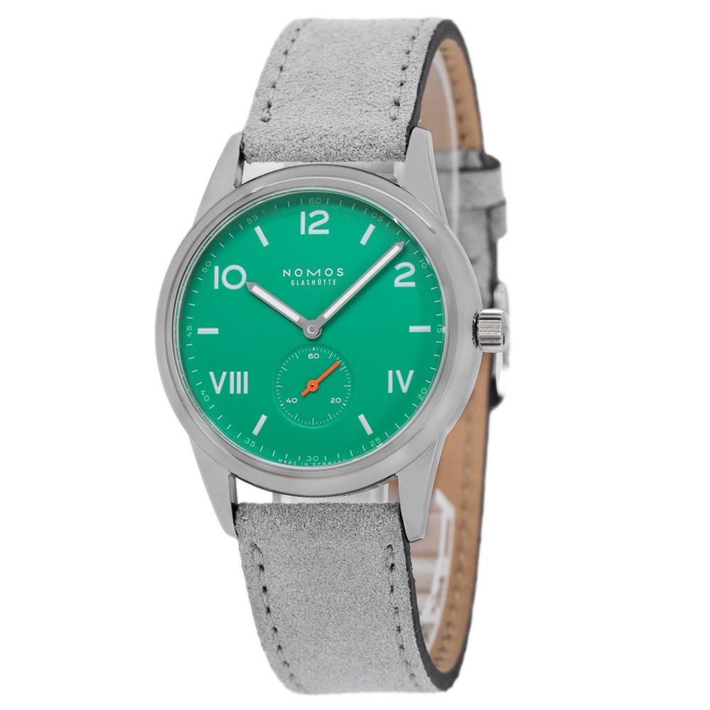 NOMOS Men's 715 Club Campus Electric Green Manual Winding