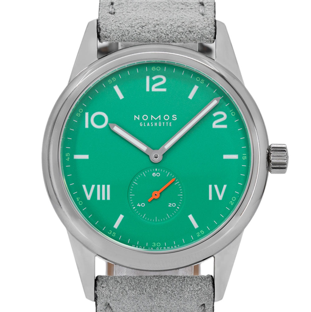 NOMOS Men's 715 Club Campus Electric Green Manual Winding