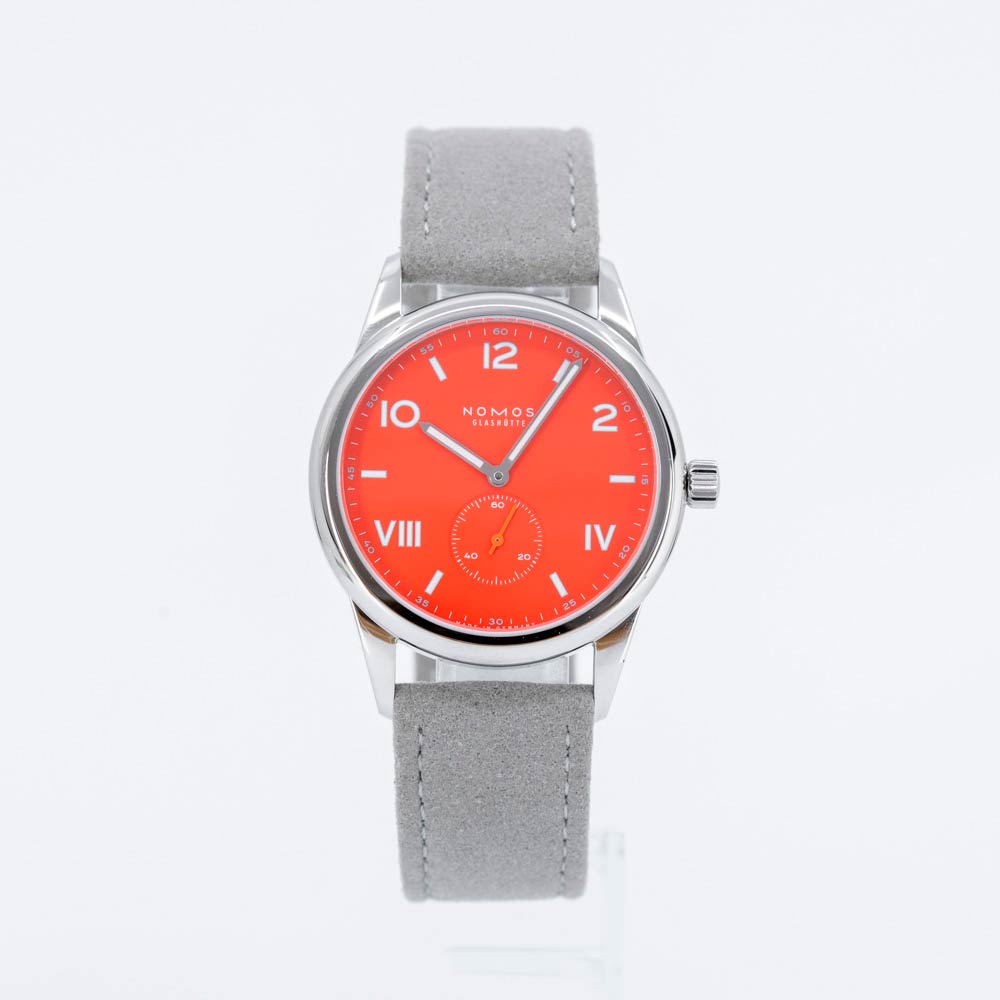 723-Nomos 723 Club Campus 38 Nonstop Red Manual Winding