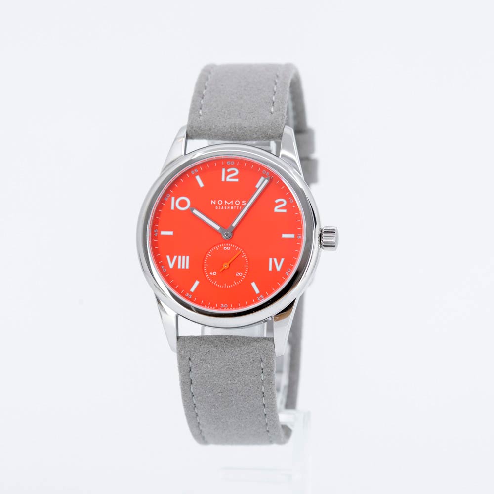 723-Nomos 723 Club Campus 38 Nonstop Red Manual Winding