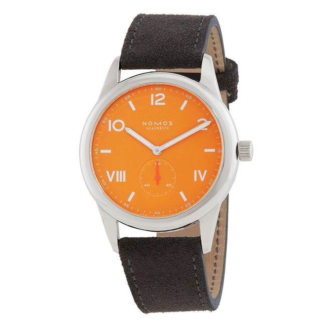 Nomos Men's 729 Club Campus 38 Future Orange Manual Watch