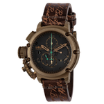 U-boat Men's 8526 Chimera 46mm Green Chrono Bronzo