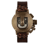 U-boat Men's 8526 Chimera 46mm Green Chrono Bronzo