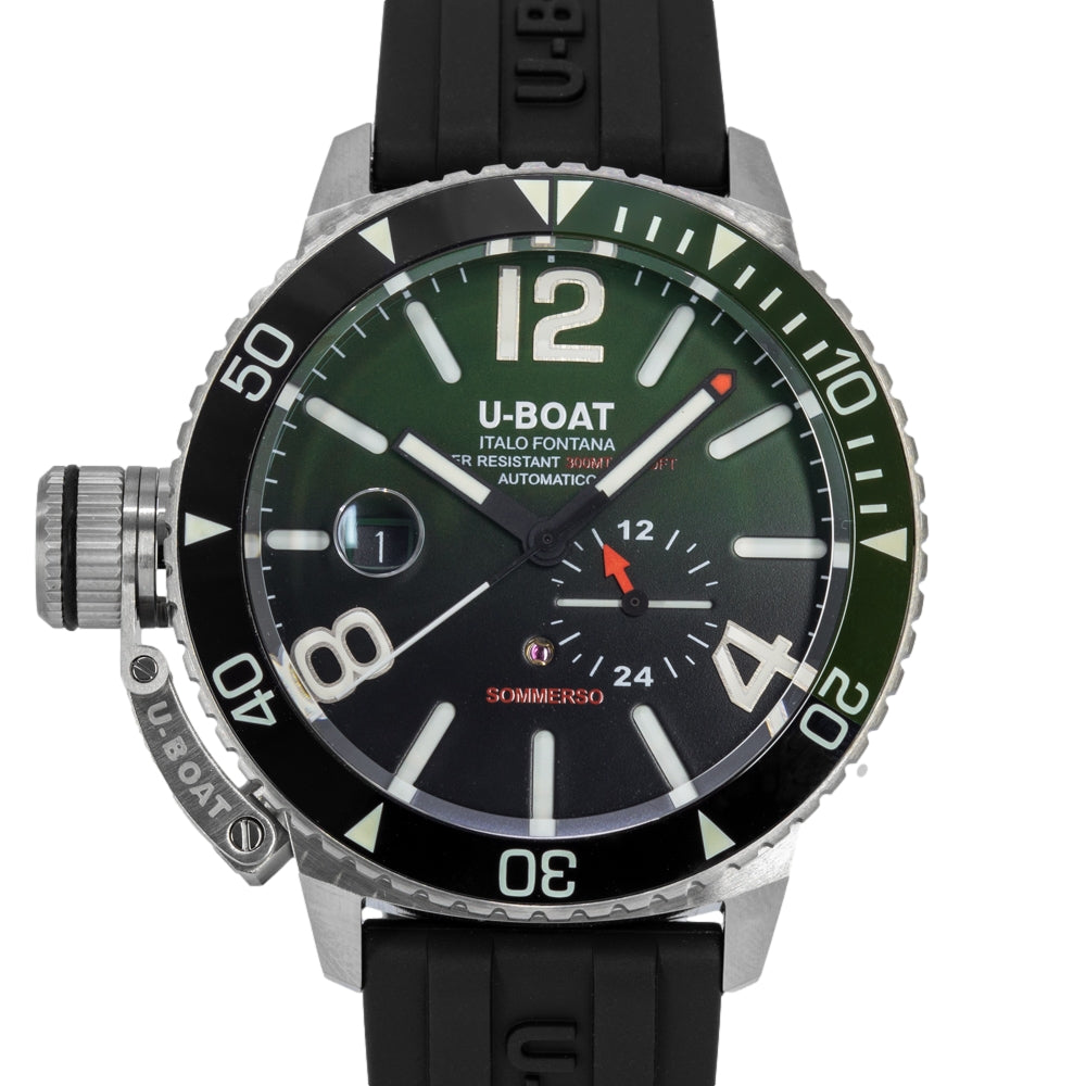 U-Boat Men's 9520 Sommerso 46 mm Ceramic Green Dial Auto