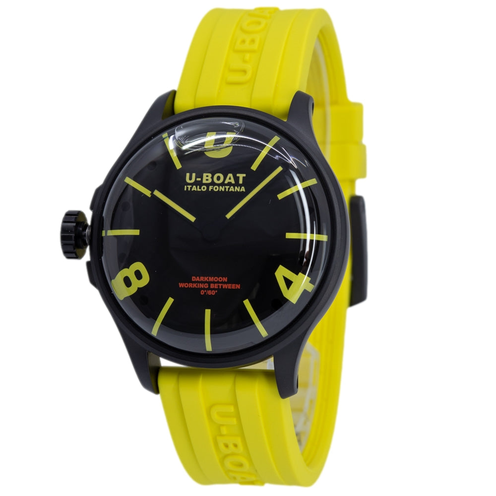 U-Boat 9522/A Darkmoon 44 mm Yellow Curved Dial Watch