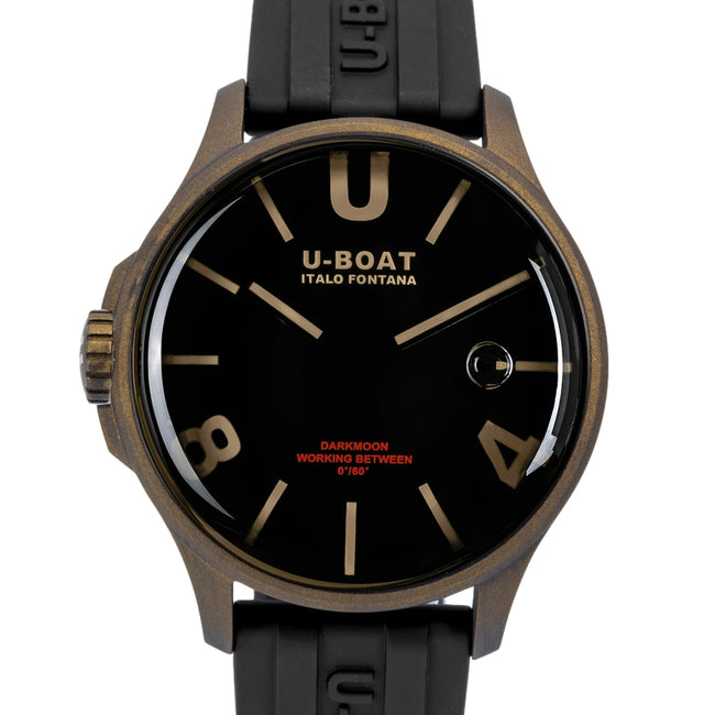 U-Boat Men's 9548 Darkmoon 44 mm Bronze Curved Dial Watch