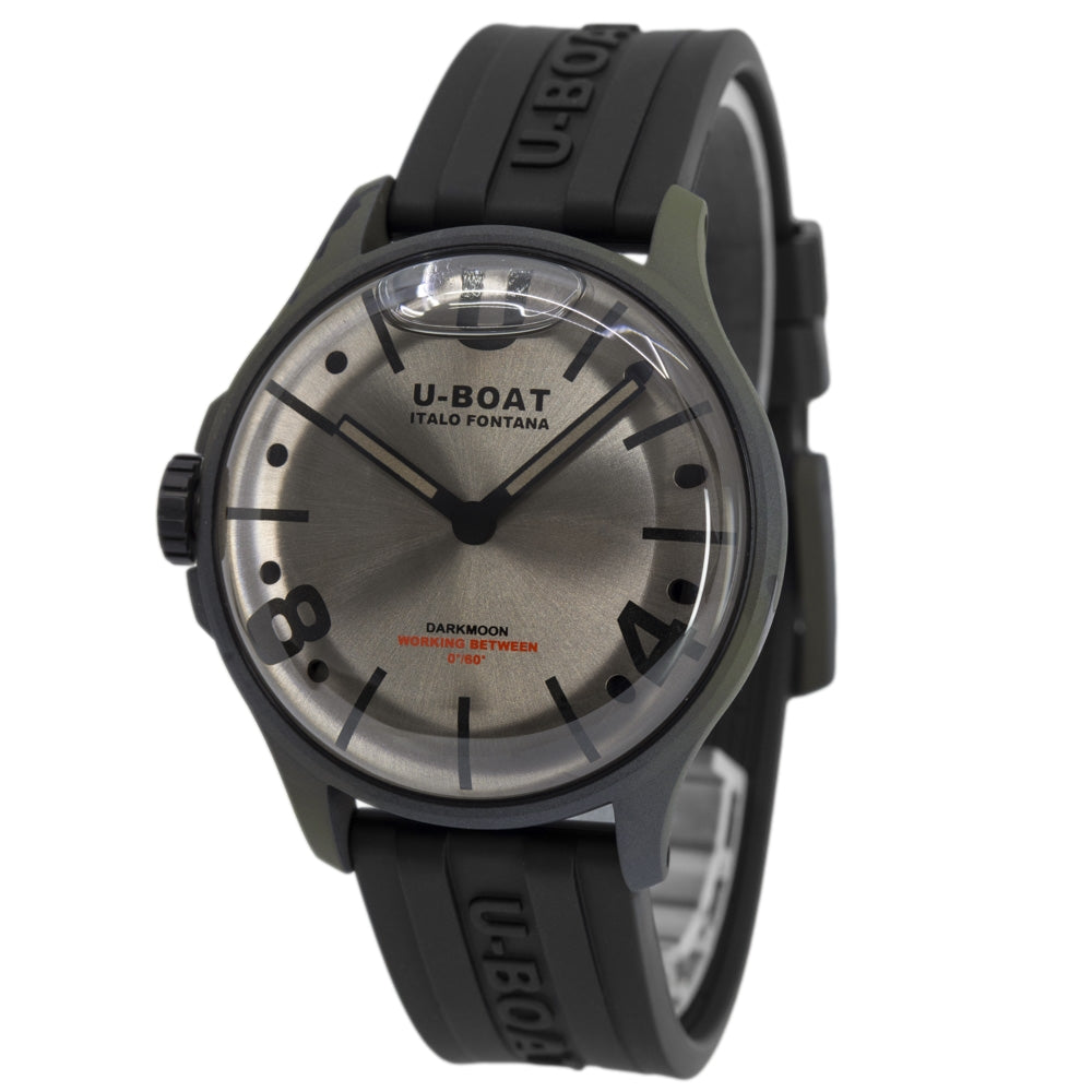 U-Boat Men's 9550 Darkmoon 44 mm Curved Soleil Dial Watch