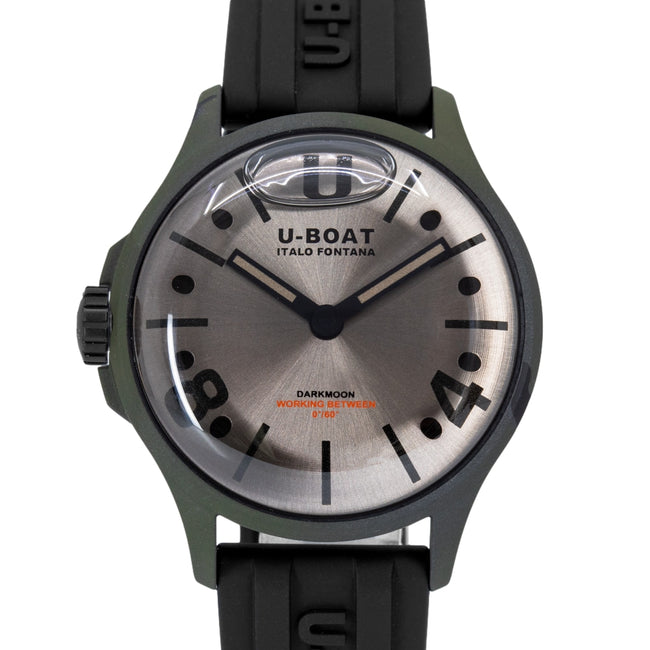 U-Boat Men's 9551 Darkmoon 40 mm BK Grey Curved Camouflage