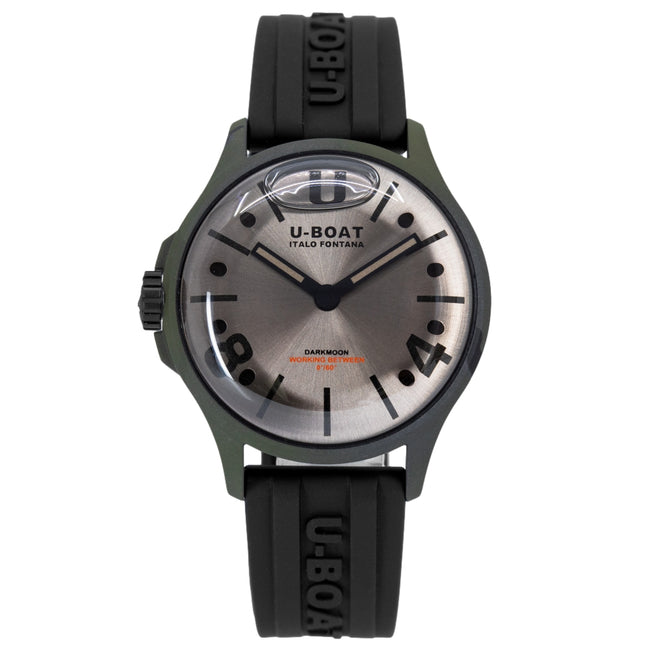 U-Boat Men's 9551 Darkmoon 40 mm BK Grey Curved Camouflage