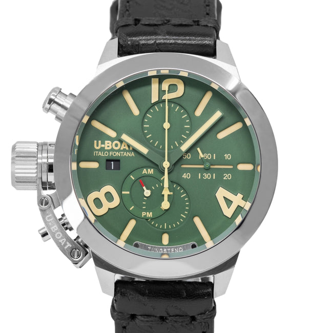 U-Boat Men's 9581 Classico Tungsten 45 Green Dial Auto