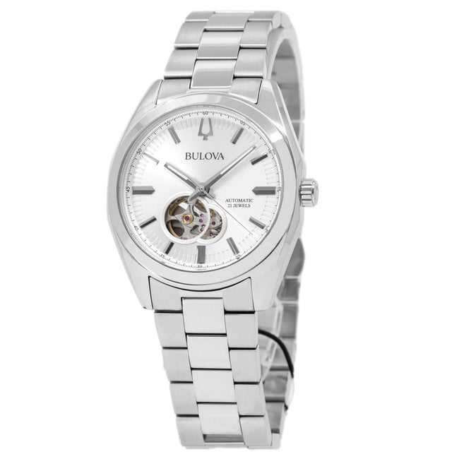 Bulova Men's 96A274 Suveyor Mecha Silver Dial Watch