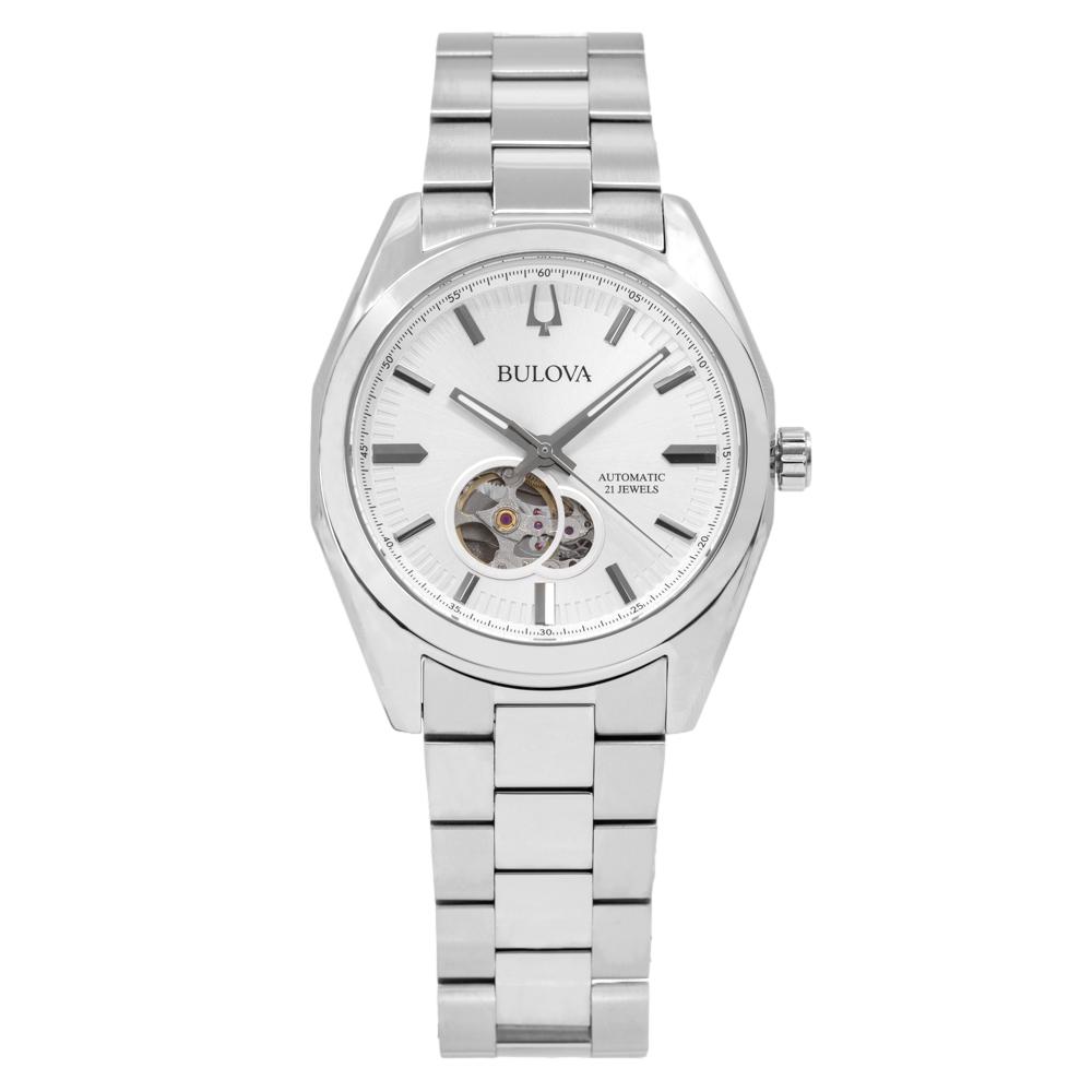 Bulova Men's 96A274 Suveyor Mecha Silver Dial Watch