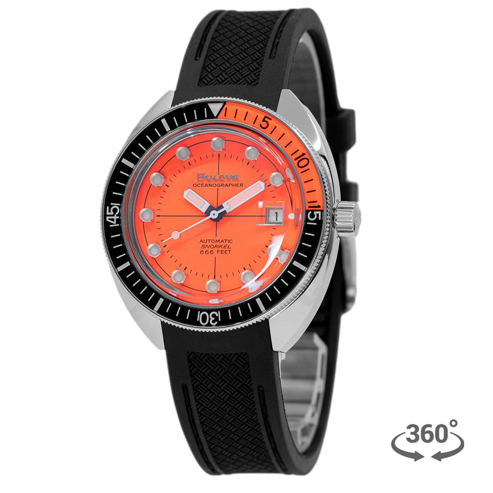 Bulova Men's 96B350 Archive Orange Dial Watch