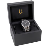 Bulova Men's 96B357 Precisionist Chrono Black Dial Watch