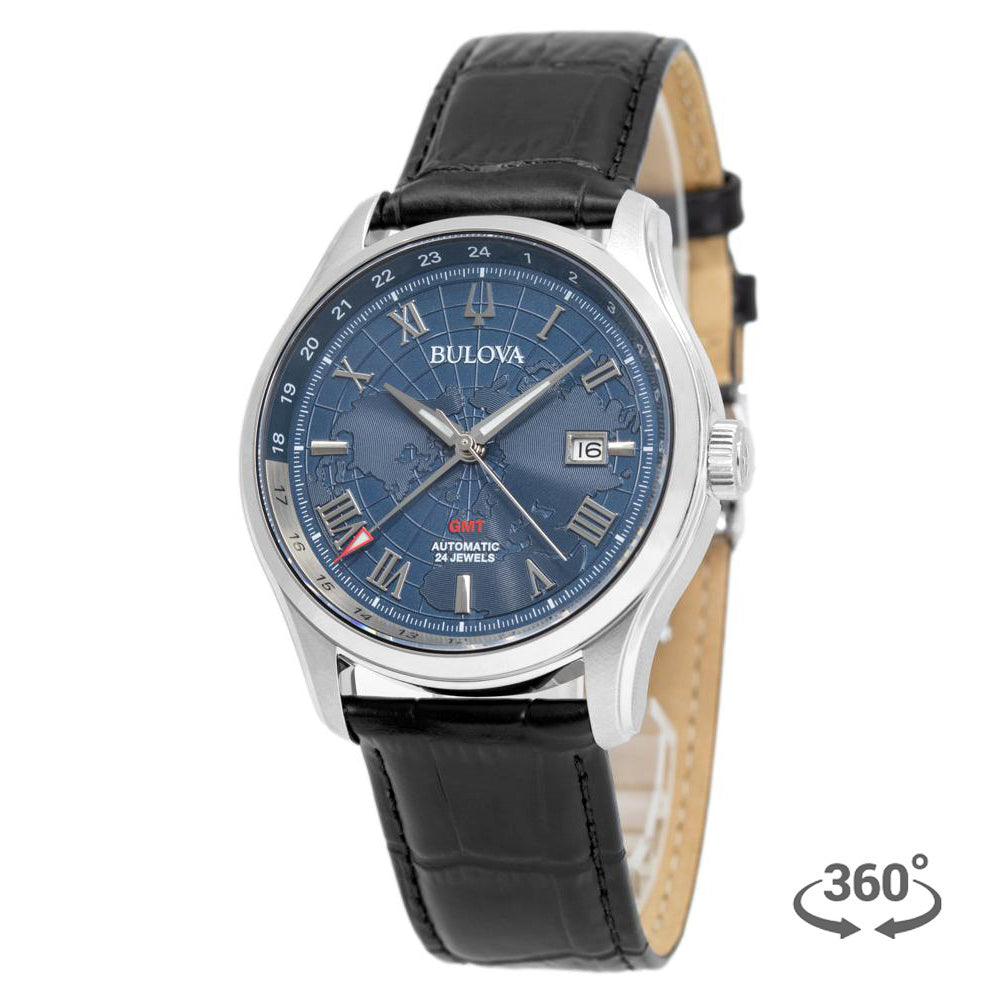 Bulova Men's 96B385 Wilton GMT Auto Watch