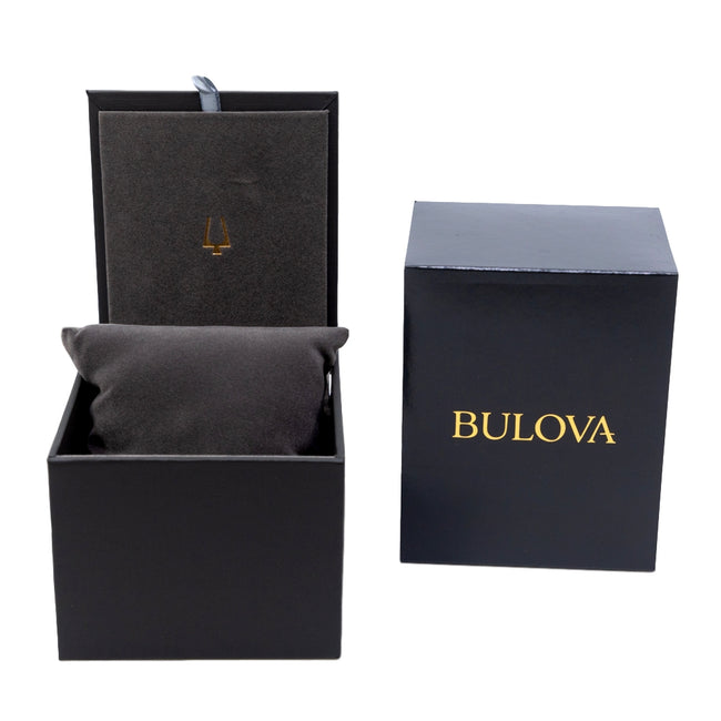 Bulova Men's 96C132 Classic Black Dial Watch