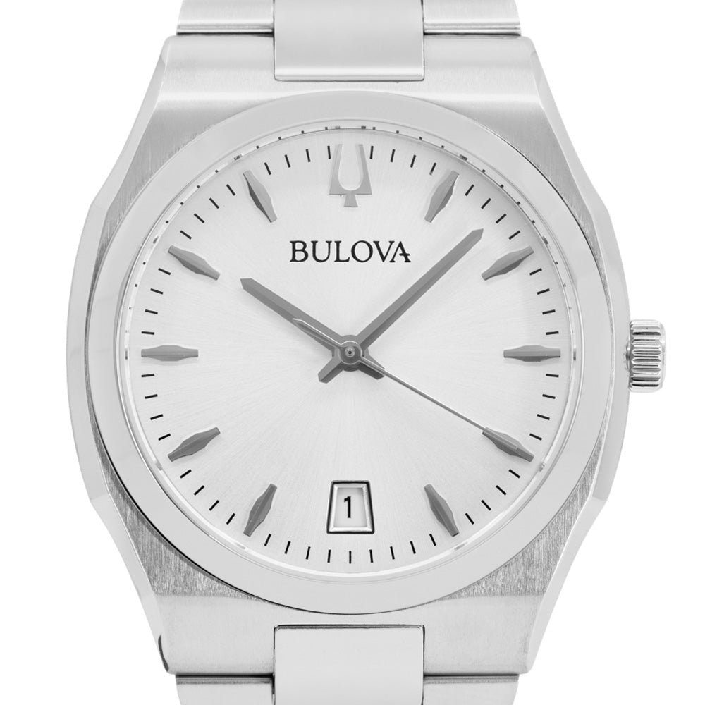 Bulova Damen 96M156 Surveyor Silber Zifferblatt Uhr