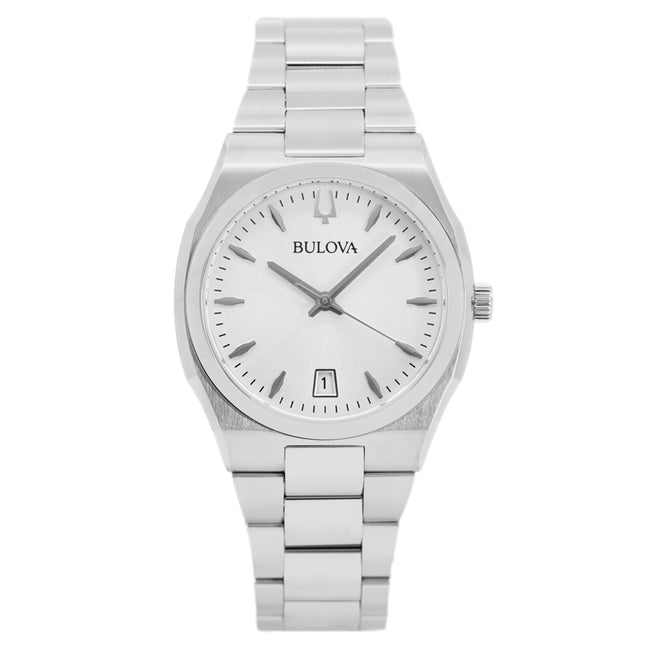 Bulova Damen 96M156 Surveyor Silber Zifferblatt Uhr