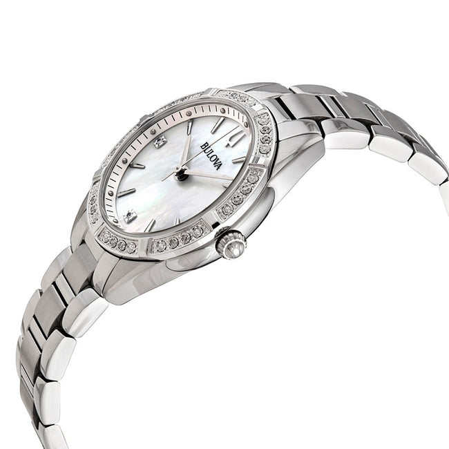 Bulova Ladies 96R228 Diamond MoP Dial Watch