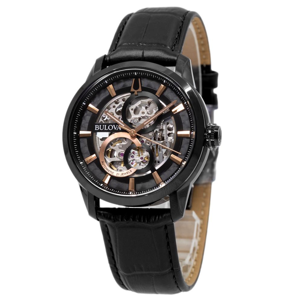 Bulova Men's 98A283 Sutton Skeleton Dial Watch