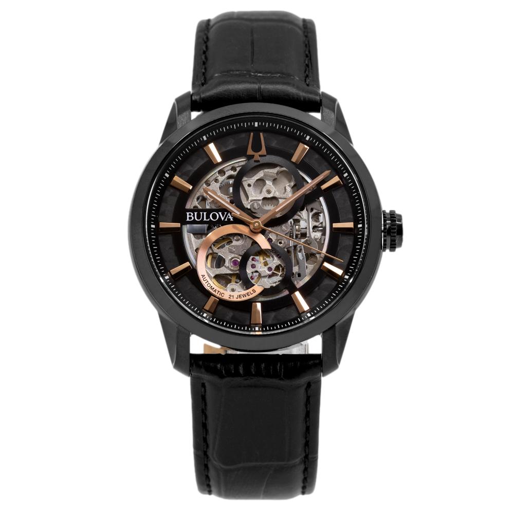 Bulova Men's 98A283 Sutton Skeleton Dial Watch