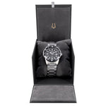 Bulova Men's 98B203 Marine Star Black Dial Watch