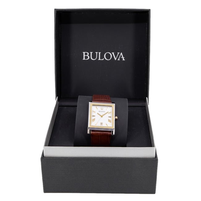 Bulova Men's 98B430 Classic Rectangle Quartz