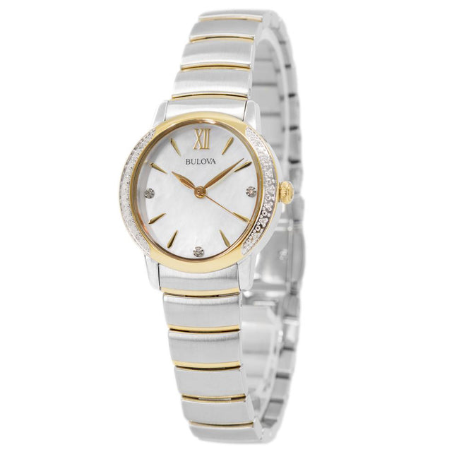 Bulova Ladies 98R231 Diamond Two Tones Watch