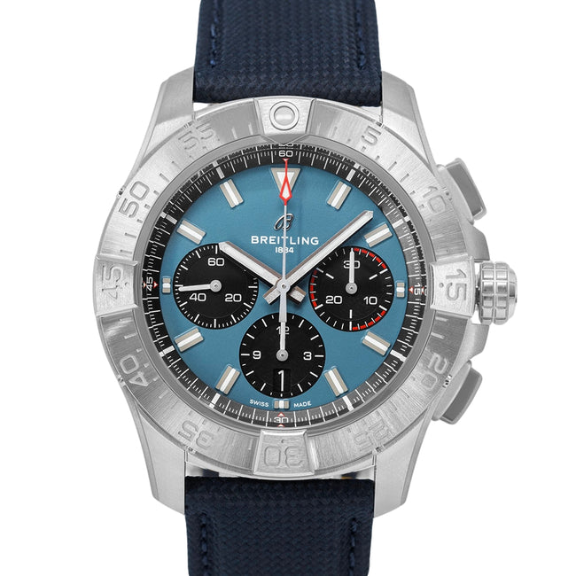 Breitling AB0147101C1X1 Avenger B01 Blue Dial 44mm Chrono