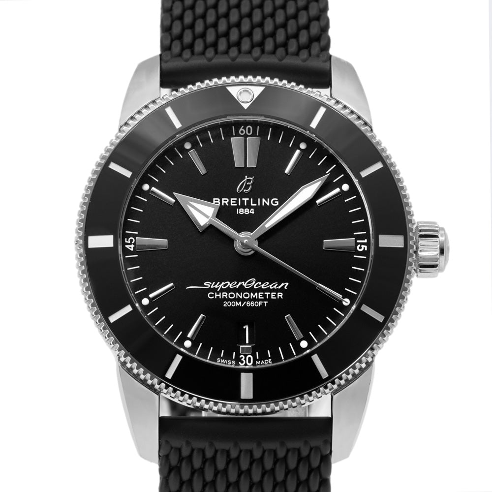 Breitling Men's AB2030121B1S1 Superocean Heritage II Black