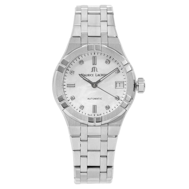 Maurice Lacroix AI6006-SS002-170-1 Diamonds MoP Dial Watch