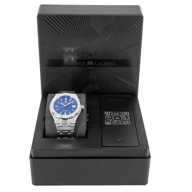 Maurice Lacroix AI6007-SS002-430-1 Aikon Uhr mit blauem Zifferblatt