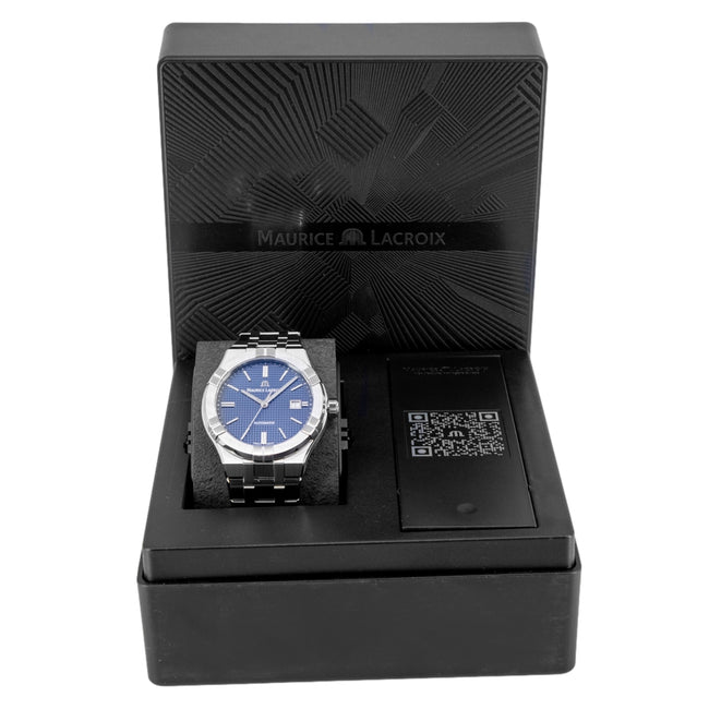 Maurice Lacroix AI6008-SS002-430-1 Aikon Blue Dial Watch