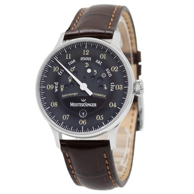 Meistersinger Men's AS902OR Astrocope Black/Old Radium