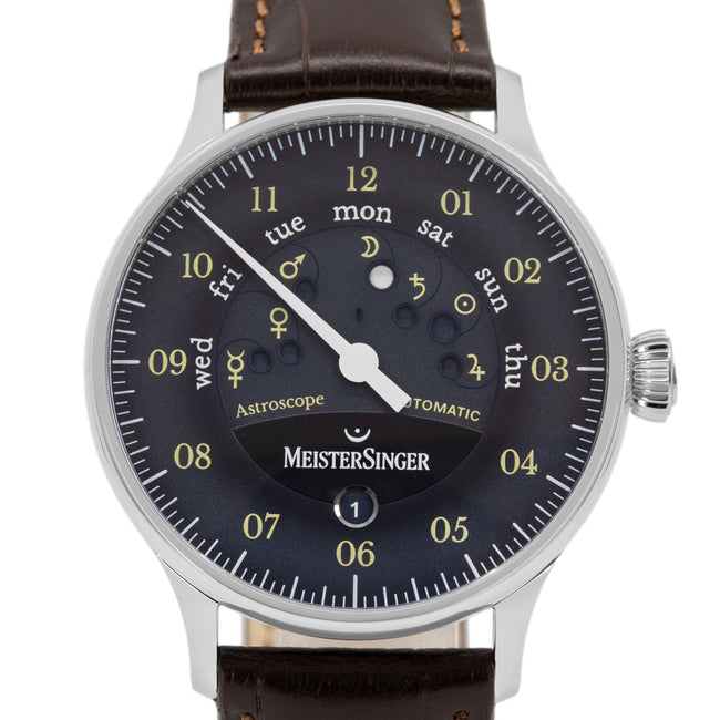 Meistersinger Men's AS902OR Astrocope Black/Old Radium