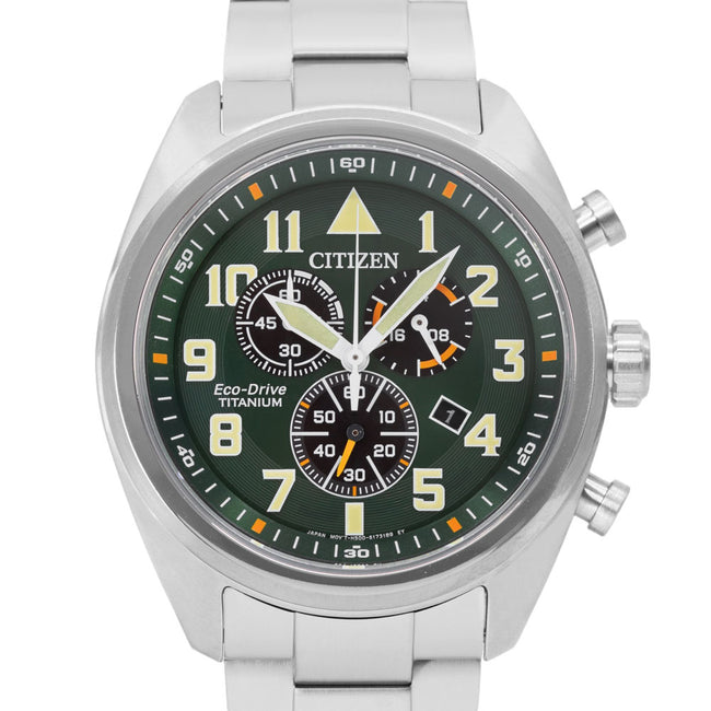 Citizen AT2480-81X Super Titanium 2440 Chrono Eco-Drive